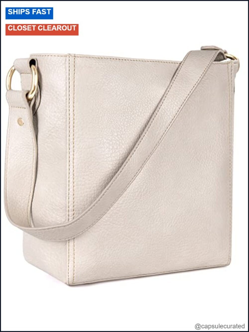 Vegan Leather Hobo Shoulder Bag Purse Women's Handbag Medium Soft